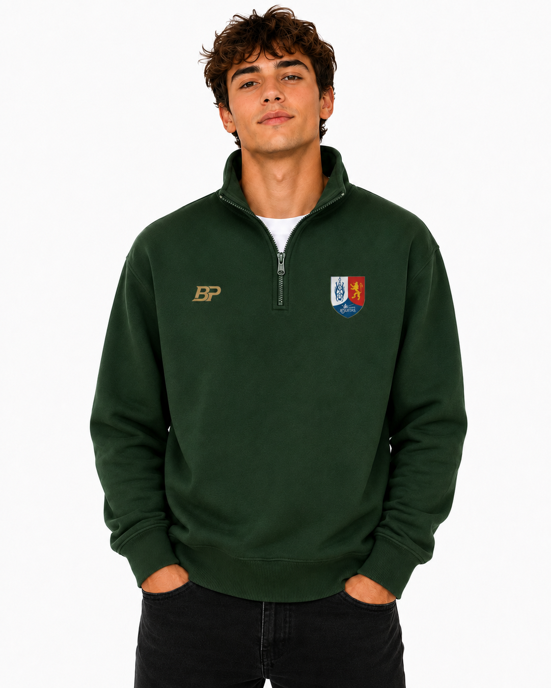 Sudadera media cremallera BP x El Salvador
